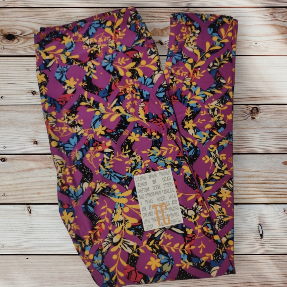 Pink & Yellow leggings